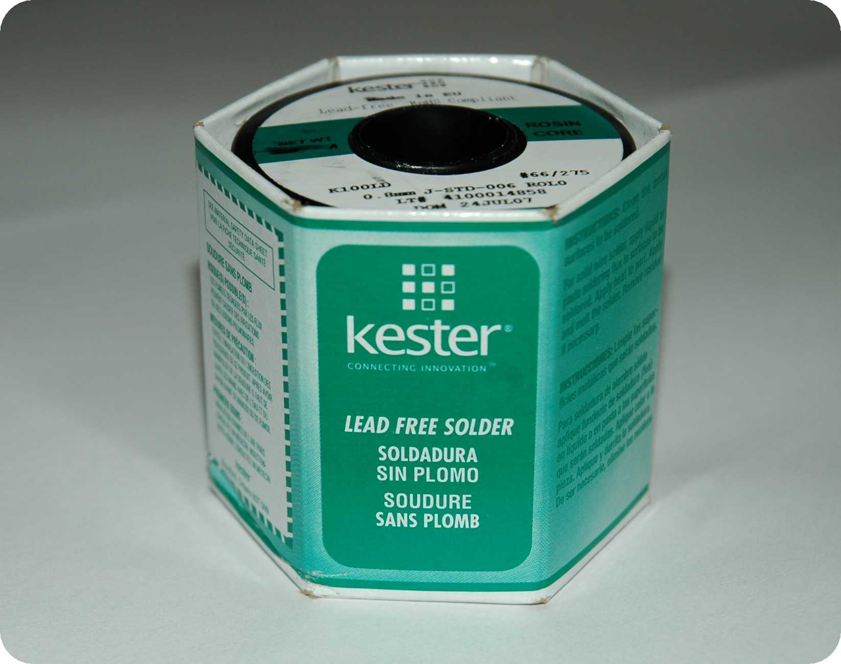 Lead Free Solder (Product Sample) Kester K100LD